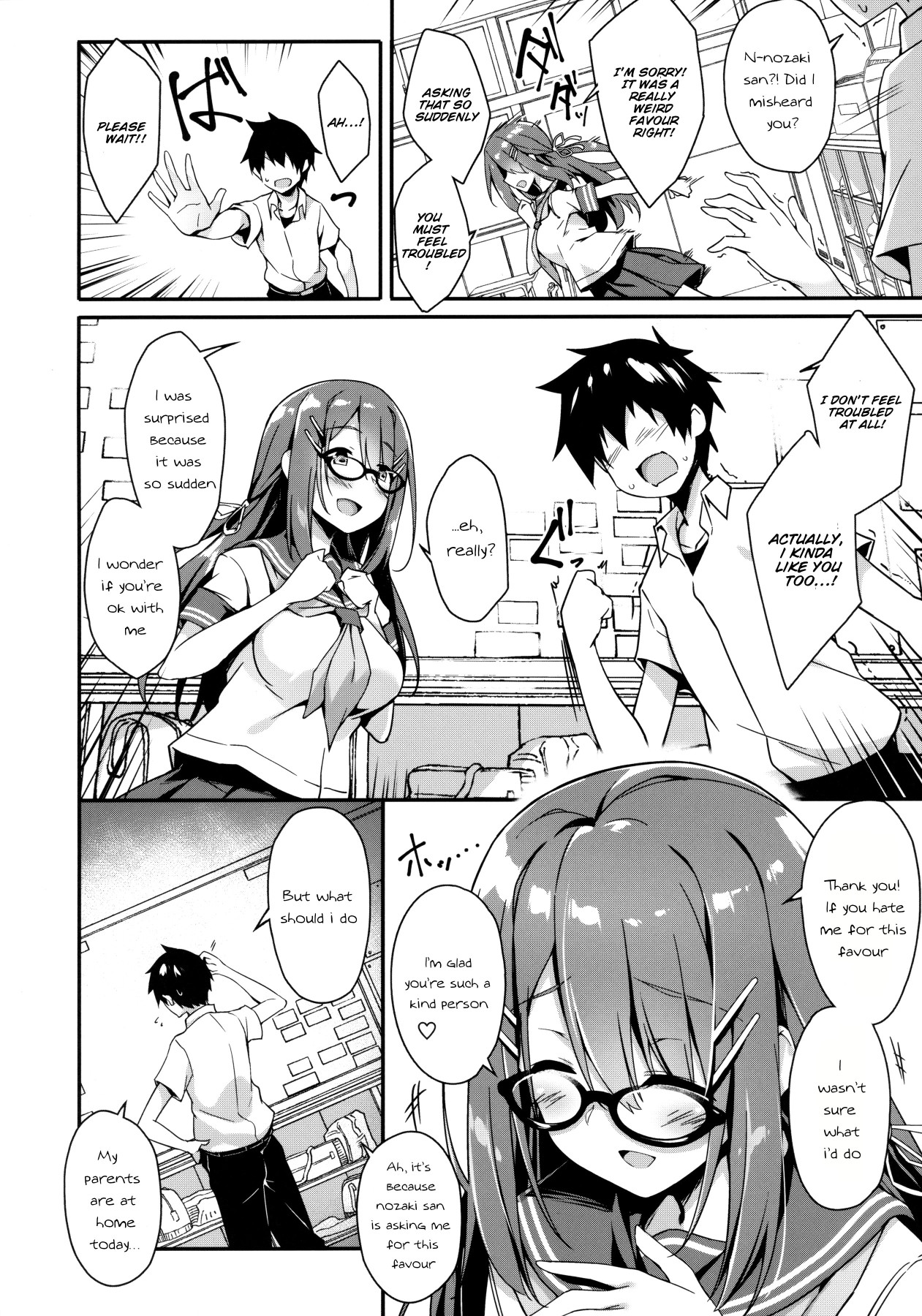 Hentai Manga Comic-Being Off Point With The Girl I'd Admired-Read-5